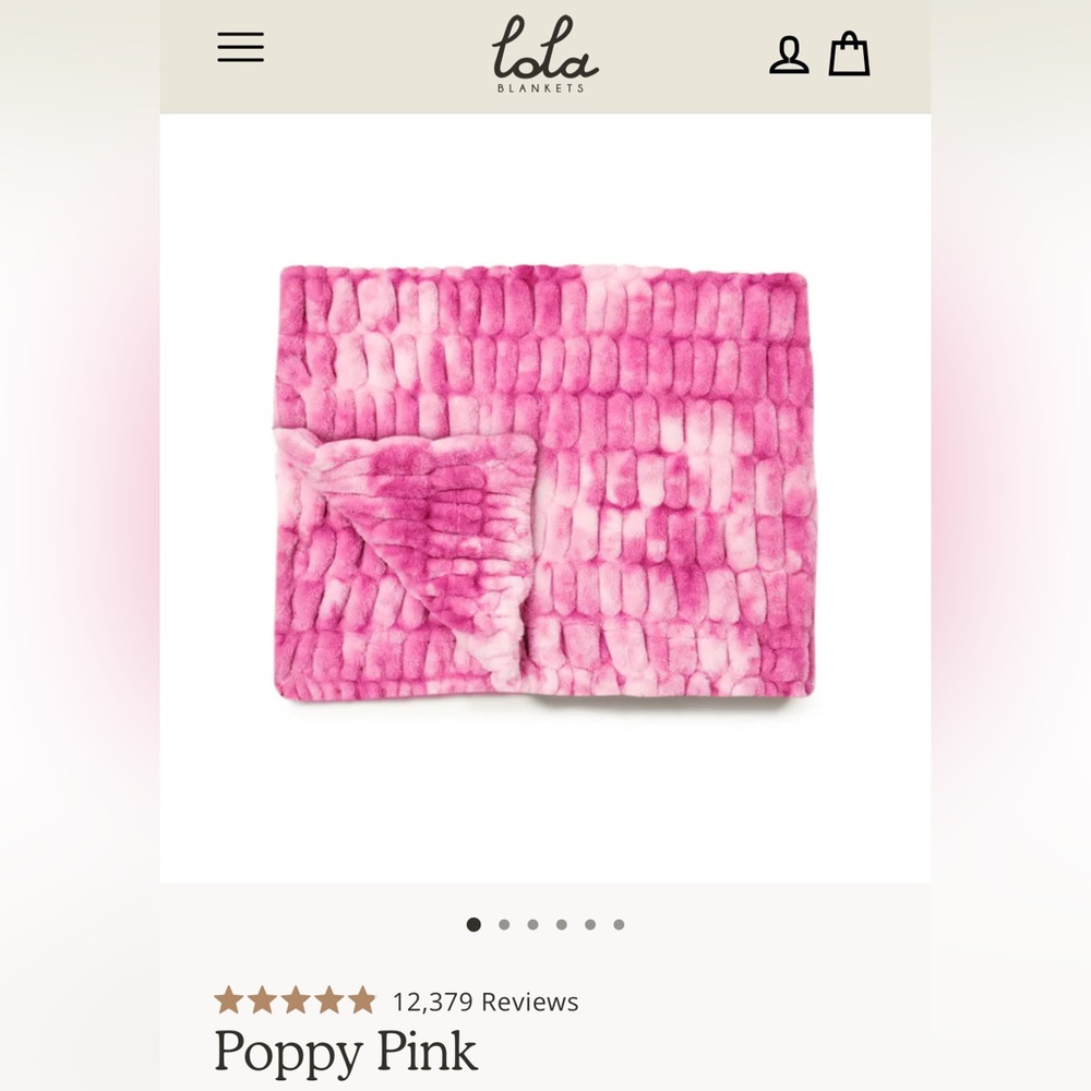 ISO Lola Blanket “poppy pink”